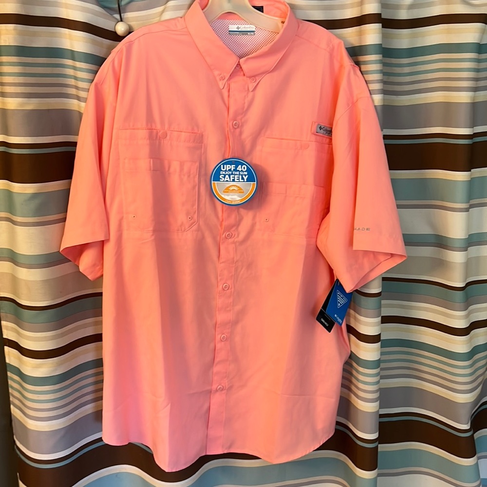 Columbia PfG shirt sleeve dress fishing shirt